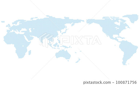 藍色世界地圖點 16:9 100871756