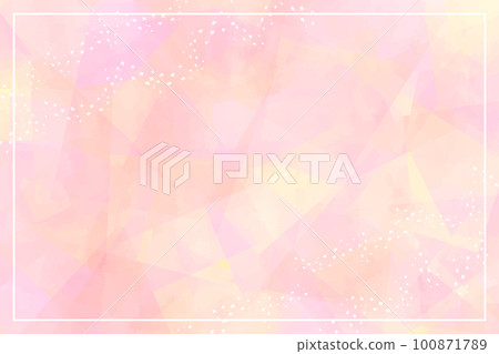 夢幻般可愛的粉紅色漸變背景，看起來像是用柔和的色彩繪製的 100871789
