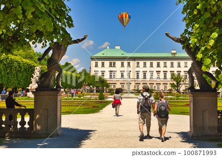 Beautiful Mirabell Gardens in New Town 100871993