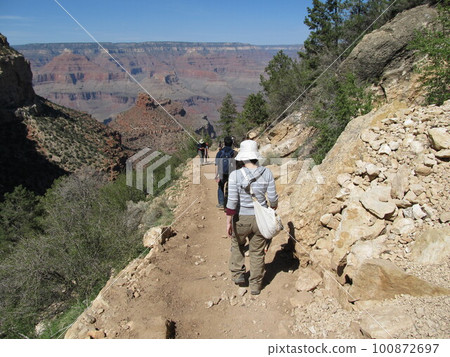 Grand Canyon's Bright Angel Trail Grand Canyon's Bright Angel Trail 100872697