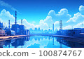 It is a processed ai illustration 100874767