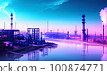 It is a processed ai illustration 100874771