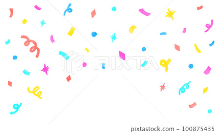 Pattern with cute pastel confetti circle wallpaper