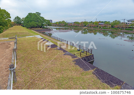saga saga castle moat and earthworks 100875746