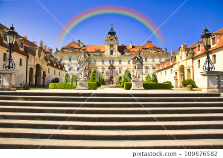 Valtice Castle in Lednice, Czech Republic Valtice Castle in Lednice, Czech Republic 100876582