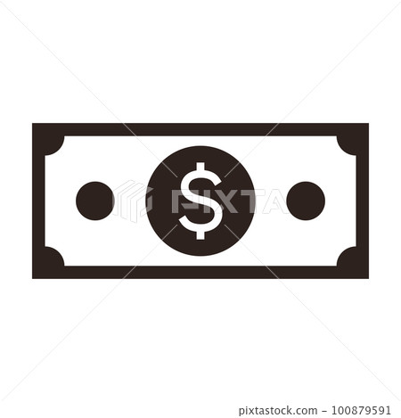 Dollar banknote, dollar money cash icon, money payment, dollar sign Dollar banknote, dollar money cash icon, money payment, dollar sign 100879591