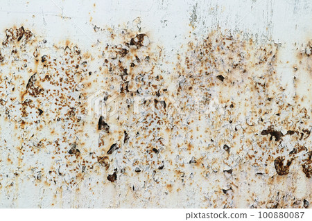 Flaking paint from the metal surface Flaking paint from the metal surface 100880087