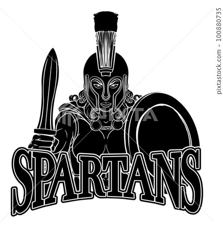 Spartan Trojan Female Warrior Gladiator Woman 100880735