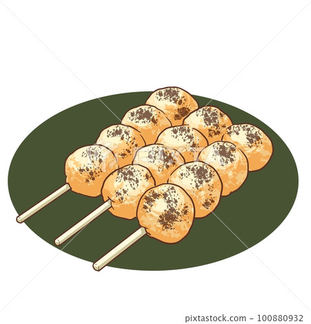 鹿兒島的當地點心新光團子 100880932