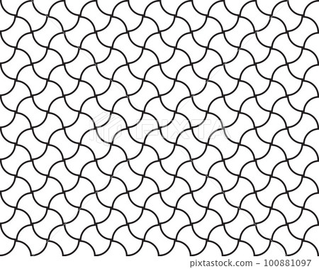 Trendy design with geometric shapes. Seamless monochrome patterns. Design for packaging, print, covers, cards, wrapping, fabric, paper, interior etc Trendy design with geometric shapes. Seamless monochrome patterns. Design for packaging, print, covers, cards, wrapping, fabric, paper, interior etc 100881097