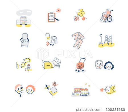 Various care and welfare item sets Various care and welfare item sets 100881680