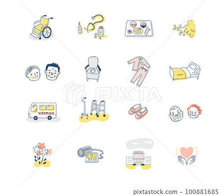 Various care and welfare item sets Various care and welfare item sets 100881685