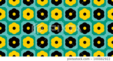 Flower illustration pattern background material 100882922