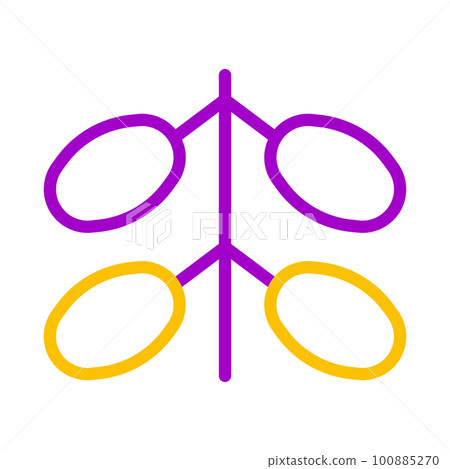 ramadan icon set duocolor purple yellow style illustration vector element and symbol perfect. 100885270