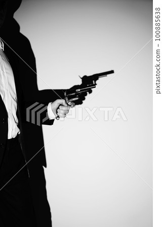 Retro secret agent gun 100885638