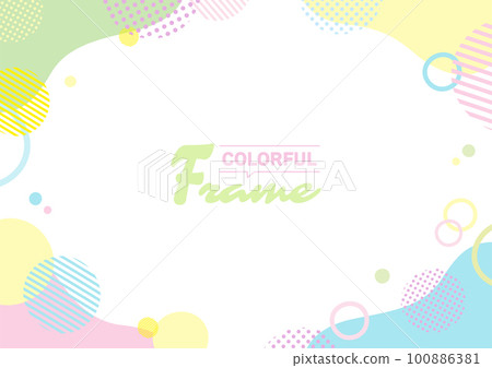 pop frame colorful baby color pop frame colorful baby color 100886381