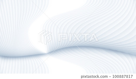 Abstract white wavy lines texture texture background 100887817
