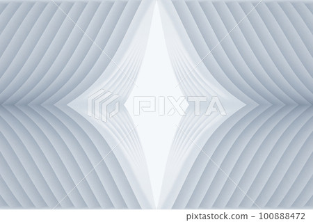 白色星形隧道未來延伸背景3D渲染 100888472