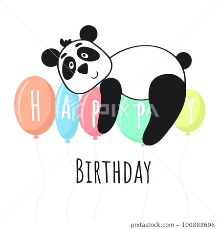 Child greeting card happy birthday Child greeting card happy birthday 100888696