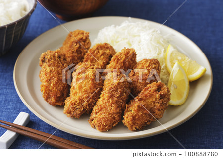 delicious fried oysters delicious fried oysters 100888780