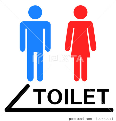 Toilet sign Toilet sign 100889041