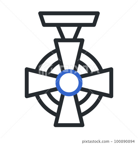 military icon duocolor grey blue style illustration vector army element and symbol perfect. military icon duocolor grey blue style illustration vector army element and symbol perfect. 100890894