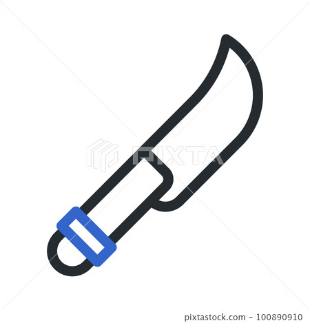 military icon duocolor grey blue style illustration vector army element and symbol perfect. 100890910