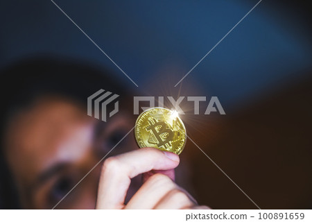 bitcoin, virtual currency, cryptocurrency 100891659