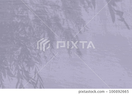 Natural light casts shadows from a leaves branches of tree. Top view of the shadow of tree leaves on a textured violet colored background. He was lying flat Natural light casts shadows from a leaves branches of tree. Top view of the shadow of tree leaves on a textured violet colored background. He was lying flat 100892665