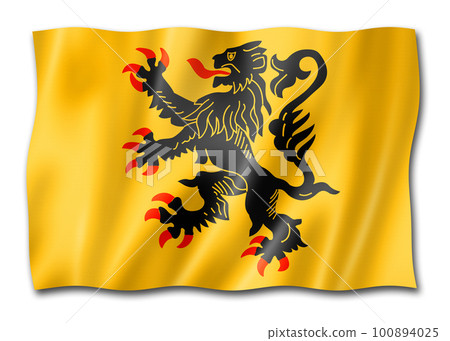 Nord-Pas-de-Calais Region flag, France Nord-Pas-de-Calais Region flag, France 100894025