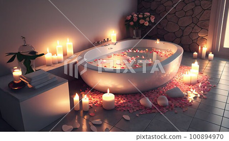 Modern bathroom illustration Modern bathroom illustration 100894970