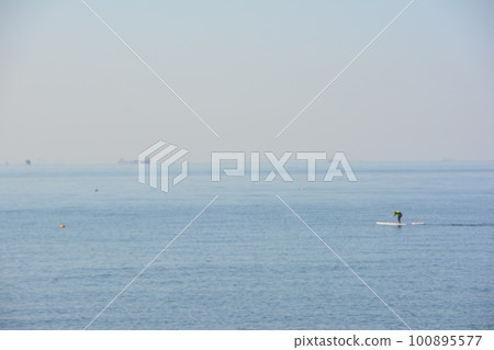 Makuhari Hanamigawa Cycling Course 52 People who enjoy SUP 100895577