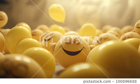 World laughter day background. Illustration AI Generative 100896688