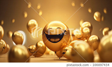 World laughter day background. Illustration AI Generative 100897434