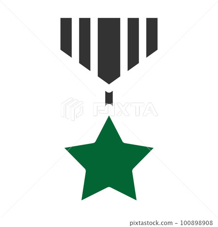 military icon solid grey green style illustration vector army element and symbol perfect. military icon solid grey green style illustration vector army element and symbol perfect. 100898908