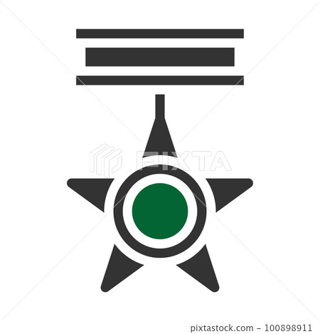 military icon solid grey green style illustration vector army element and symbol perfect. 100898911