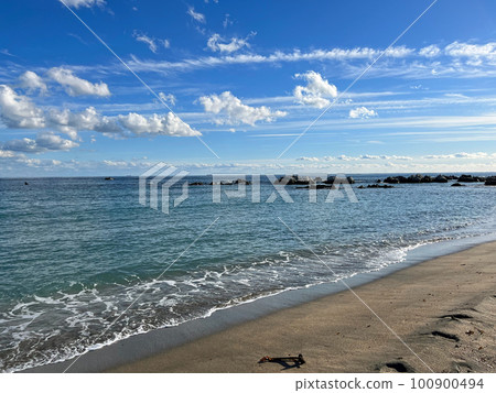 [Minamiboso City, Chiba Prefecture] Nemoto Beach in January 100900494