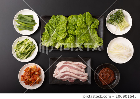 Samgyupsal (Korean cuisine) Samgyupsal (Korean cuisine) 100901643