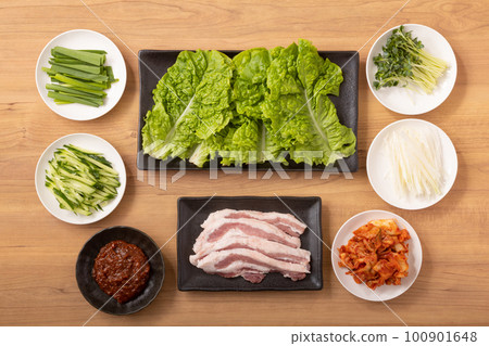 Samgyupsal (Korean cuisine) 100901648