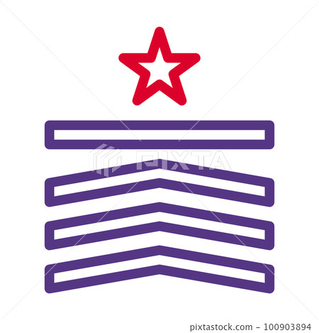 military icon duocolor style illustration vector army element and symbol perfect. 100903894
