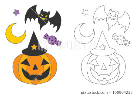 Halloween Colorful Pumpkin Bat Print Large Capacity - Temu