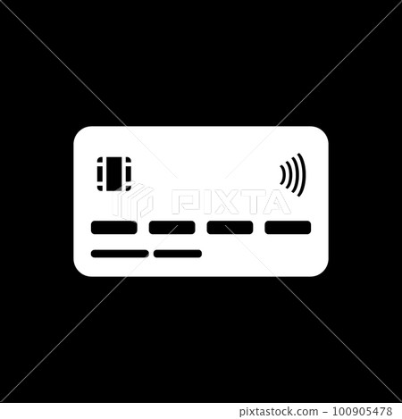 Credit card icon. 100905478