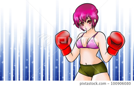 boxer woman boxing boxer woman boxing 100906080