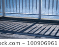 sidewalk with shadow 100906961