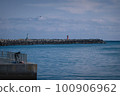 angler on breakwater 100906962