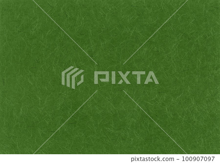 Dark green designed Japanese paper with scattered wild hair 100907097