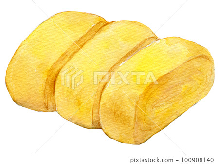 水彩插圖煎雞蛋 水彩插圖煎雞蛋 100908140