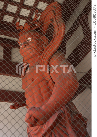 Antonio Inoki is the model Nio statue of Ikegami Honmonji Temple Antonio Inoki is the model Nio statue of Ikegami Honmonji Temple 100909378