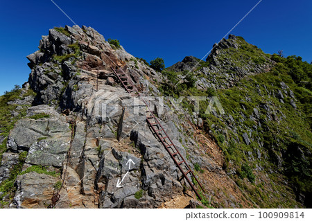 Yatsugatake Mountain Range and Tengu Ridge Yatsugatake Mountain Range and Tengu Ridge 100909814