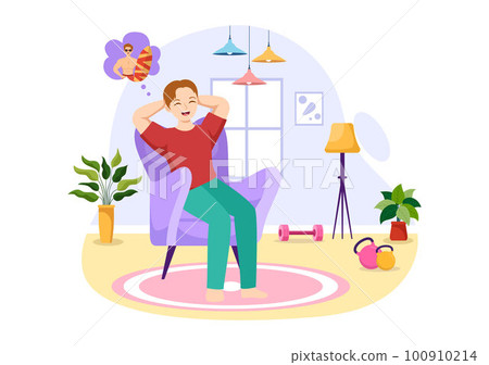 People Daydreaming Illustration with Imagining and Fantasizing in Bubble for Landing Page or Poster Templates in Flat Cartoon Hand Drawn People Daydreaming Illustration with Imagining and Fantasizing in Bubble for Landing Page or Poster Templates in Flat Cartoon Hand Drawn 100910214